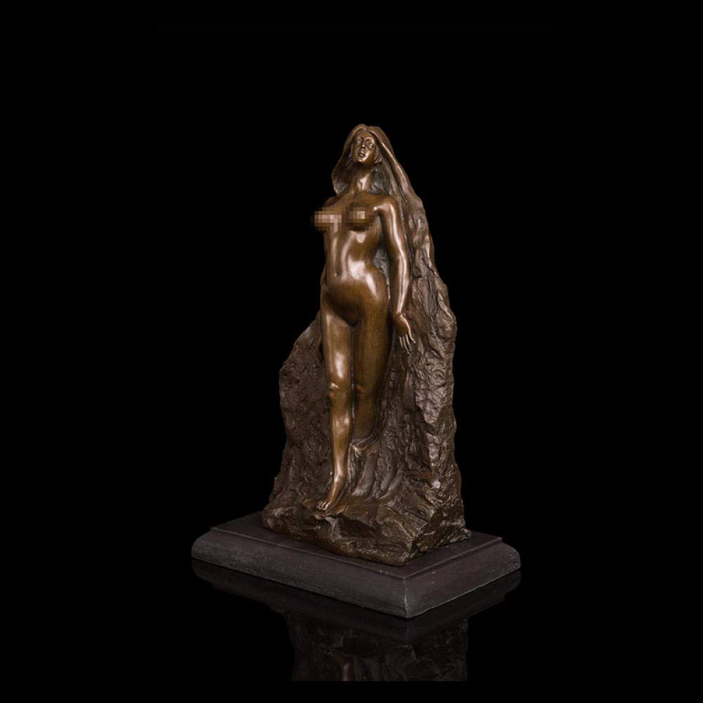 Amazon.co.jp: 彫刻 裸の女性ブロンズ像ブロンズ裸の女の子置物彫刻家